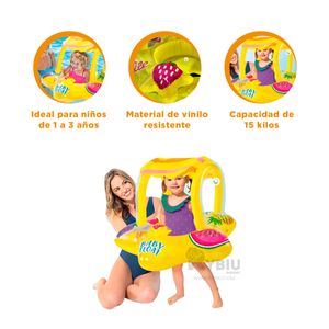 Flotador Funcional para Niños de Color Amarillo