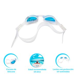 Gafas Eficientes de Color Celeste Y+Regalo Ligas para Peinar