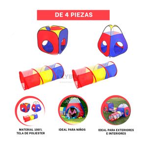 Tienda Practica Infantil en Multicolor Y+Ligas de Regalo