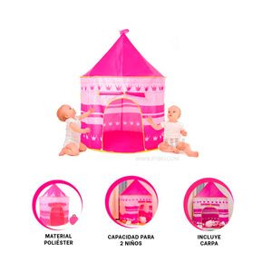 Carpa Ideal para Niña en Color Rosado Y+Papel de Regalo