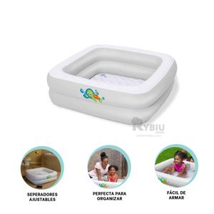 Pileta Acolchada para Niños Y+Regalo Ligas para Peinar