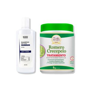 Shampoo Anticaida Sin Sal 250ml + Tratamiento Protección Capilar 1Kg