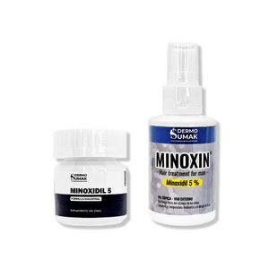 Minoxidil 5mg Caps 60 + Locion Minoxin 60ml