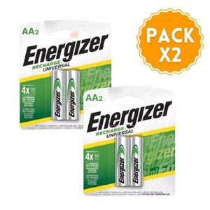 Pack Promo Pilas Recargables Energizer Aa 2000mAh
