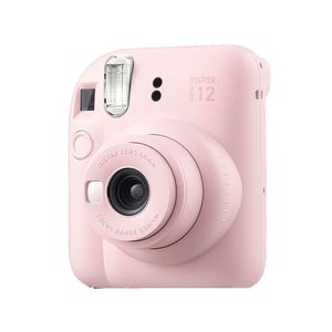Camara Fujifilm Instax Mini 12 Rosa+Estuche Transparente