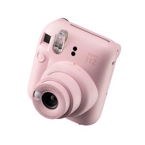 Camara Fujifilm Instax Mini 12 Rosa+Estuche Transparente