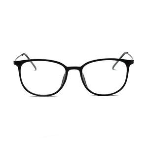 Montura Para Lentes Oftalmicos Marca Kottdo Cuadrada Unisex Color Negro Talla 52mm - Sanllo