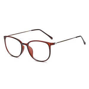 Montura Para Lentes Oftalmicos Marca Kottdo Cuadrada Unisex Color Marron Talla 52mm - Sanllo