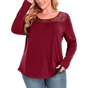 Blusa Manga Larga Zyfmaily Color Vino Tinto Para Mujer - Sanllo