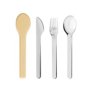Set Cubiertos Reutilizables Acero Inoxidable