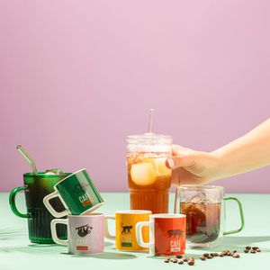Set 4 Mini Tazas Espresso para Café 140 ml