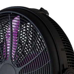 Ventilador de Piso 5 Aspas y 3 Velocidades Taurus Anemo 130W Negro
