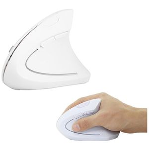 Mouse Vertical Ergonómico Inalámbrico Blanco