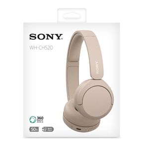 Audífonos Bluetooth Sony WH-CH520 50h Beige