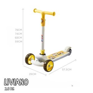 Scooter Kub Fantasy para Niños Niñas Original Resistente Plegable