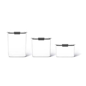 Set Hermeticos Rubbermaid Brilliance Pantry 3 Piezas
