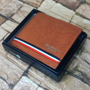 Billetera de cuero Menbense - Elegante M4 - Beige