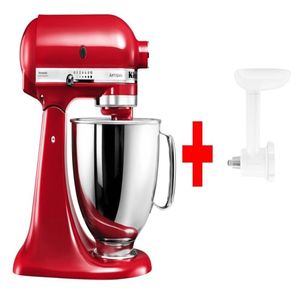 Combo KitchenAid Batidora Artisan 4.7 L + Picadora de alimentos 5KSM150FGEER