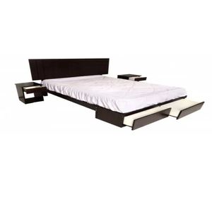 Dormitorio King Orquidea 2 Veladores Colchon Comoda HogarySpacios