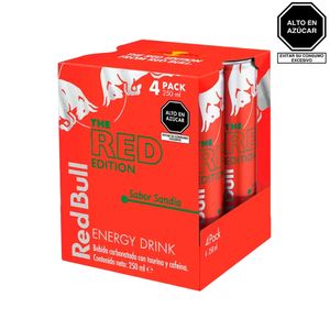 Red Bull Tropical Watermelon 4 unidades