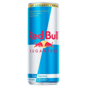 Packx2 Red Bull Energizante Sugarfree 4 Latas 250 Ml