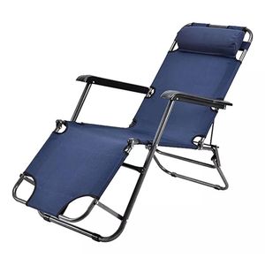 Silla Terraza Playera Piscina Reclinable Plegable Azul