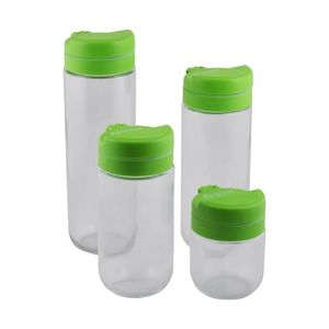 Set de Frascos Push Facusa X 04 -Verde