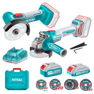 Combo Amoladora Angular + Amoladora Recta 20v Total TOSLI23120215