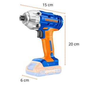 Atornillador de Impacto + 2 Baterias y Cargador Wadfow WCD2512