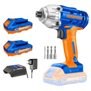 Atornillador de Impacto + 2 Baterias y Cargador Wadfow WCD2512