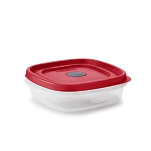 HERMETICO EASY FIND LIDS TAPA ROJA VENT 710ML CUADRADO