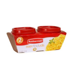 SET HERMETICOS EASY FIND LIDS 118ML 2 PIEZAS CUADRADO