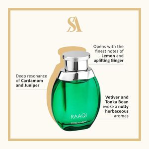 Perfume Raaqi Swiss Arabian - Aroma adictivo de larga duración