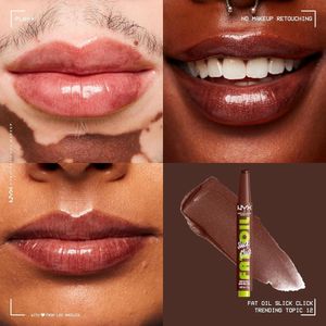 NYX Professional Makeup Fat Oil Slick Click Hydrating Tinted Lip Balm, Trending Topic