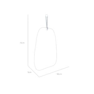 Espejo Carin rectangular con lazo decorativo
