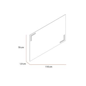 Espejo Iberia rectangular diseño en esquinas