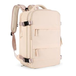 Mochila de Viaje Bolso de Mano Multiequipaje- Beige