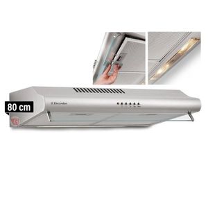 Campana Extractora de 80 cm 3 Vel Electrolux EJSE302TBJS Acero