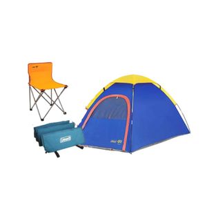 Pack Coleman GO Camping con Silla Amarilla