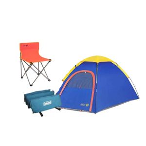 Pack Coleman GO Camping con Silla Anaranjada