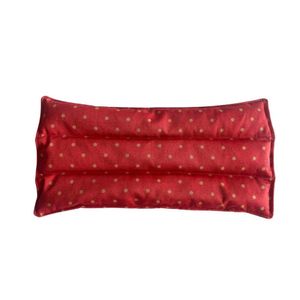 Pack Relajante Navideño: Antifaz Terapéutico + Almohadilla Estándar de Semillas Natuterapia (Rojo)