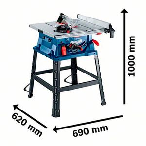 Sierra GTS 254 + Fresadora GKF 550 + Lijadora GSS 140 Bosch