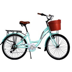 Bicicleta Monark Para Mujer Romantic Teen Aro 24  Verde
