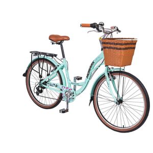Bicicleta Monark Para Mujer Romantic Aro 26  Verde Agua