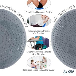 Cojin de Equilibrio Disco para Meditación Yoga Fisioterapia