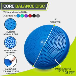 Cojin de Equilibrio Disco para Meditación Yoga Fisioterapia