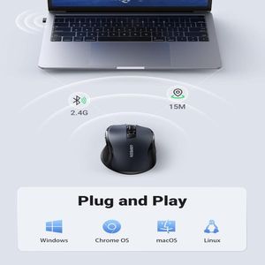 Ugreen Mouse Inalámbrico 2.4G Bluetooth 4000dpi MU006 - 90855