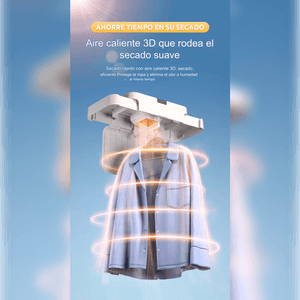 Secadora Eléctrica de Ropa Retráctil 600w hasta 10kg con Temporizador