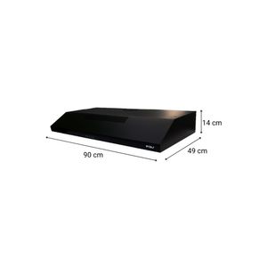 Campana Extractora FDV Class Acero Inoxidable 90cm Negro