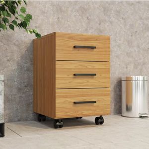 Cajonera Archivero Asamura Marrón R&R MUEBLES